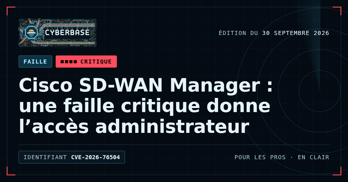 Un tableau de bord de gestion de réseau d’entreprise dont l’accès administrateur est ouvert par une clé qui n’a pas été vérifiée