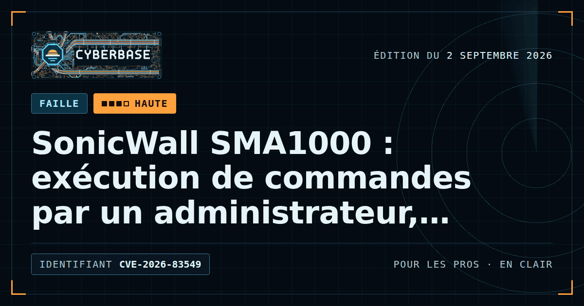 Un boîtier d’accès distant dans une baie réseau, relié à une console d’administration dont l’écran affiche un terminal