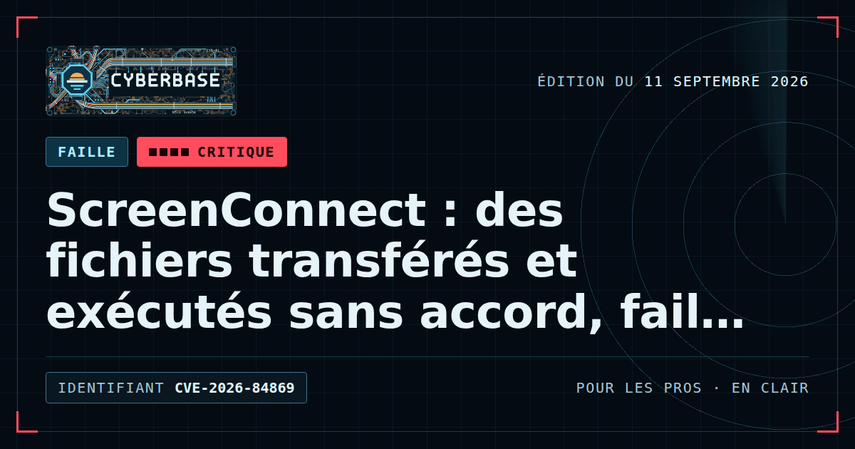 Un écran de prise en main à distance sur lequel un fichier glisse seul d’une fenêtre à l’autre, sans que personne ne clique