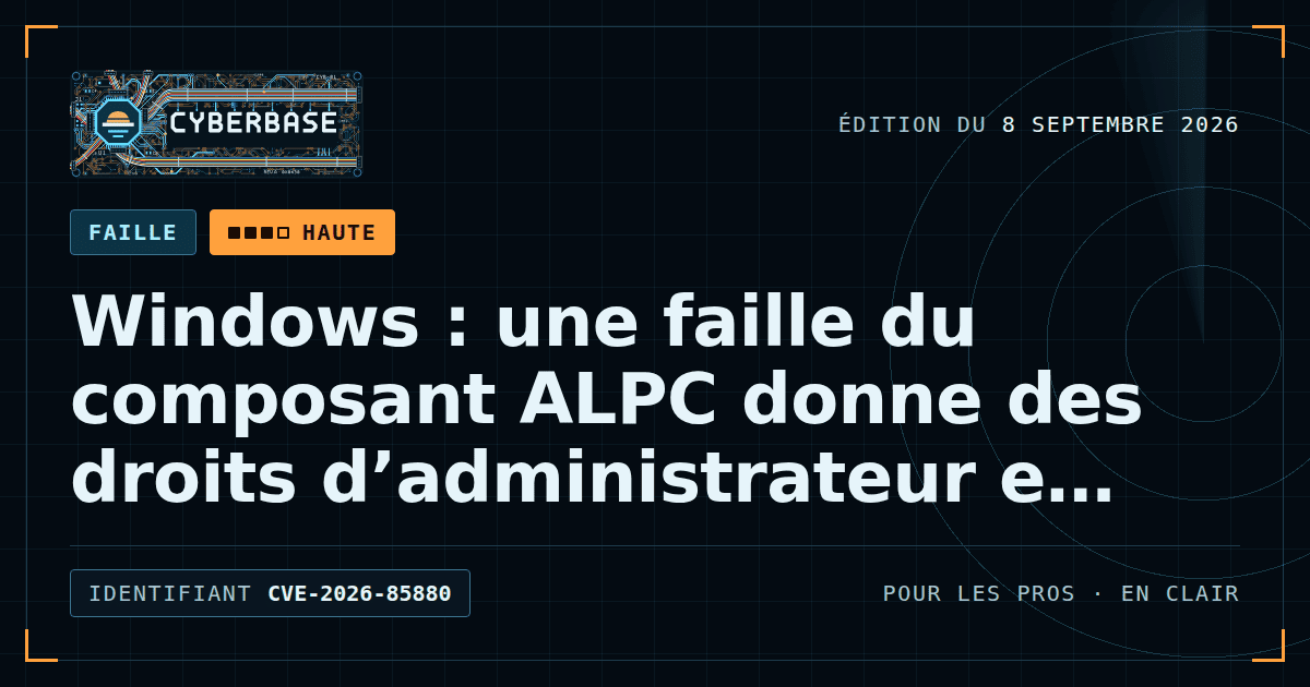 Un ordinateur de bureau dont l’utilisateur gravit un escalier jusqu’à une porte marquée administrateur