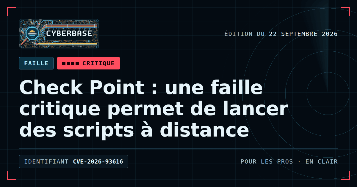 Un serveur de gestion de pare-feu dans une salle technique, avec un fichier qui s’en échappe vers un dossier interdit