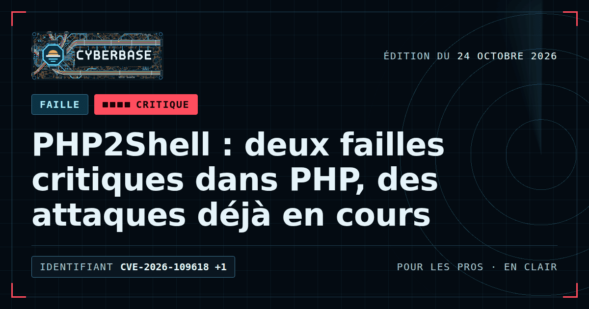 Illustration de la faille PHP2Shell : un serveur web dont la porte est forcée à distance